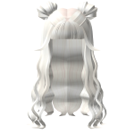 Cute White Cottage Core Space Buns
