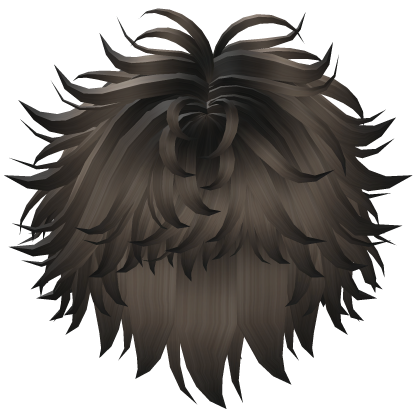 Free Brown Messy Wolfcut Hair