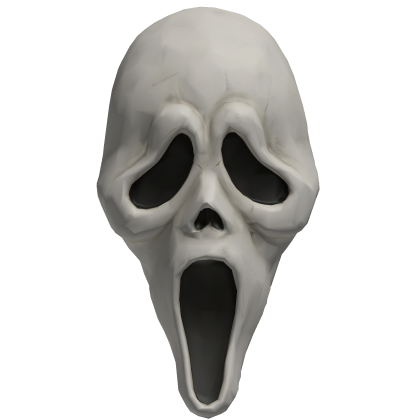 Scary Screaming Ghostface Mask