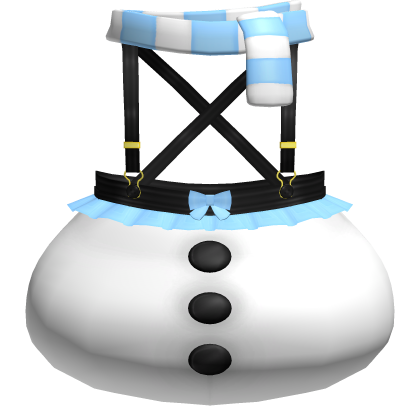 cute christmas winter snowman overalls in blue