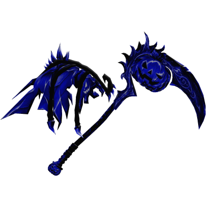 Pumpkin Scythe with Wings 🎃 [Blue]