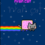 Nyan cat loveing
