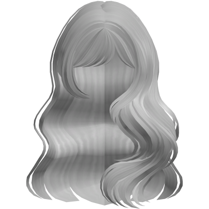 Long Wavy Layered Blowout in Gray