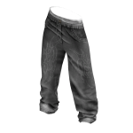 y2k swag alternative jeans in greyish black
