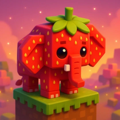 Strawberry Elephant Games! Roblox group icon