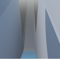slide down a cliff and survive