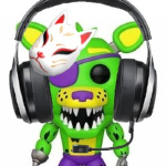 Blacklight foxy gaming fan group