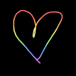 All the colors of the rainbow