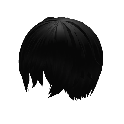 (¬_¬) black anime hair v3 