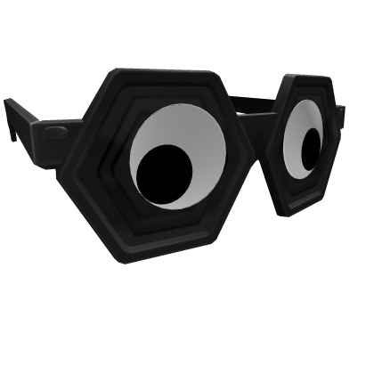 Googly eyes / Black Sparkling Robux Shades (Addon)