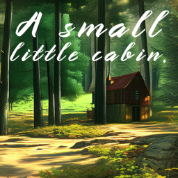 A small little cabin.