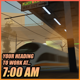 your heading to work at 7AM.. icon