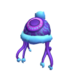 Purple Winter Alien Beanie