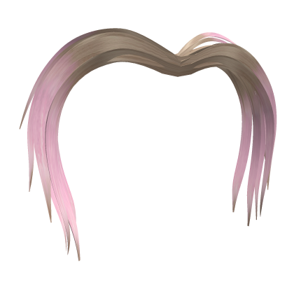 Pink & Blonde Dipdye Ombre Scene Hair Extensions Roblox item