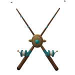 Master Angler's Crossed Rods