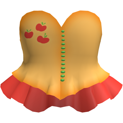 🍎 Applejack Orange Mlp Pony Corset 