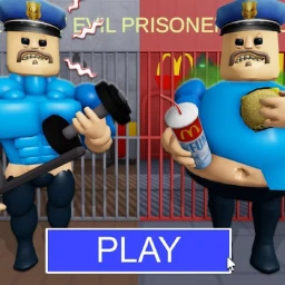 FAT VS STRONG PRISON RUN! (Obby) icon