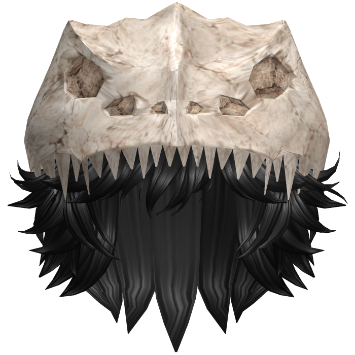 Halloween costume Bone Dragon Skeleton hair(black)