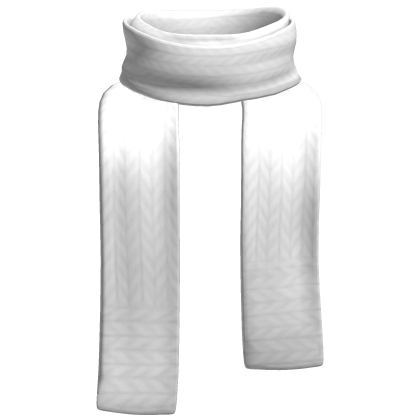 Cozy Knit White Scarf