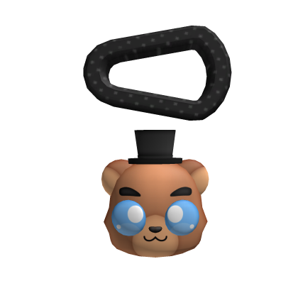 Cute Freddy Bear Animatronic Hairclips FNAF Roblox item