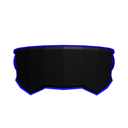 Futuristic Blue Neon Visor Roblox item