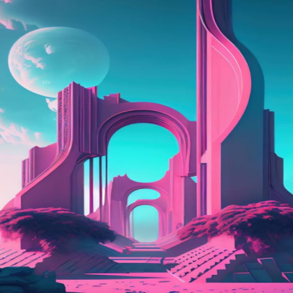 funky sci-fi moon Roblox decal