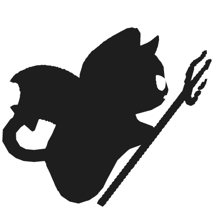 [ANIMATED] Devil ↔ Angel Cats Monochrome
 Roblox item