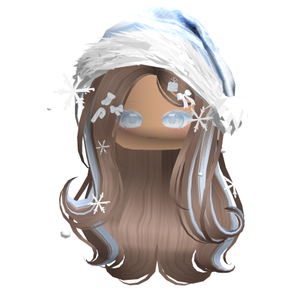 Lush Gentle Swirls w/Santa Hat (Milktea&Blue)