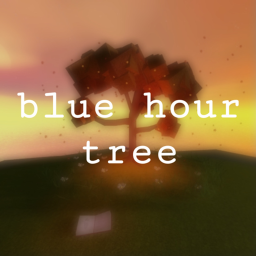 the blue hour tree || txt showcase icon