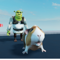 Run from Shrek in a maze as a hampster!