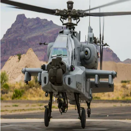 Very big apache helicopter