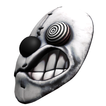 crazy emo clown mask ( overhead )