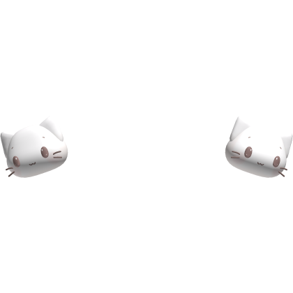 🍀 masyumaro kawaii neko bobbles white Roblox item