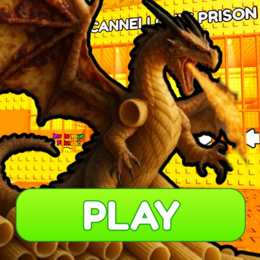 🍝🐲 DRAGON CANNELLONI'S PRISON RUN! (Obby) official Roblox game thumbnail