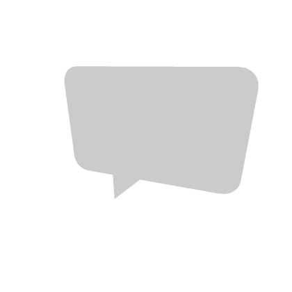Speech Bubble with sign