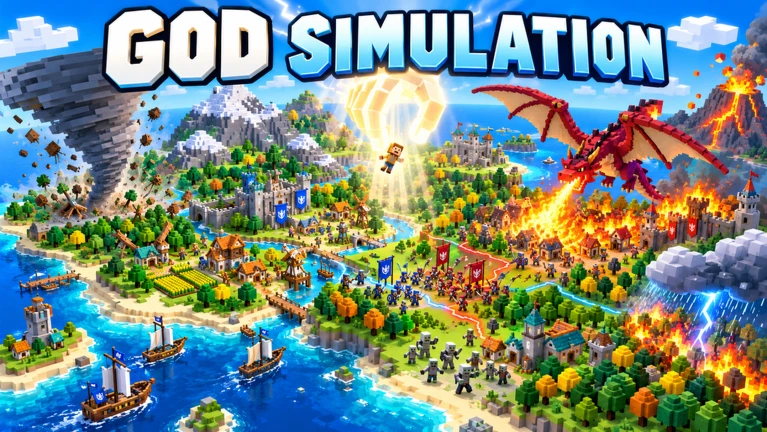 God Simulation SandBox upgrades and progression: God Simulation SandBox screenshot