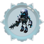 Silver Korblox Skeleton