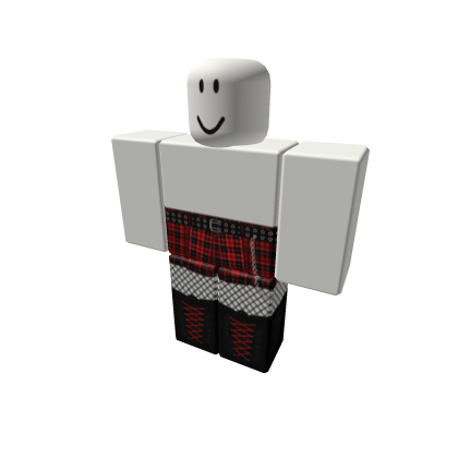 Red skirt roblox hot sale