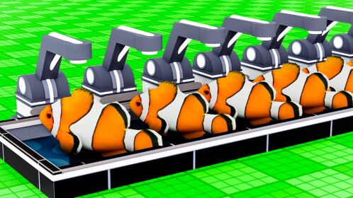 2 Spieler-Fisch-Tycoon