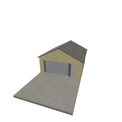Working Garage With Automatic garage door