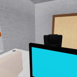 Stere at the computer simulator