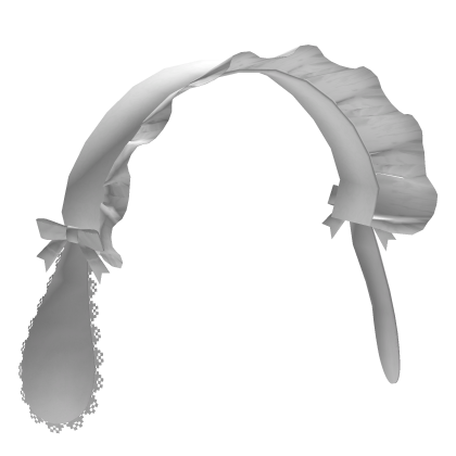 ݁Ი𐑼 : White Lace Bunny Bonnet 