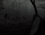 through the graveyard