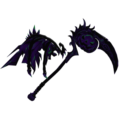 Pumpkin Scythe with Wings 🎃 [Purple]