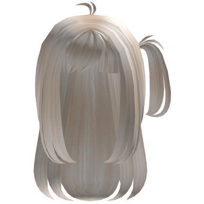 blonde side ponytail hair Roblox item