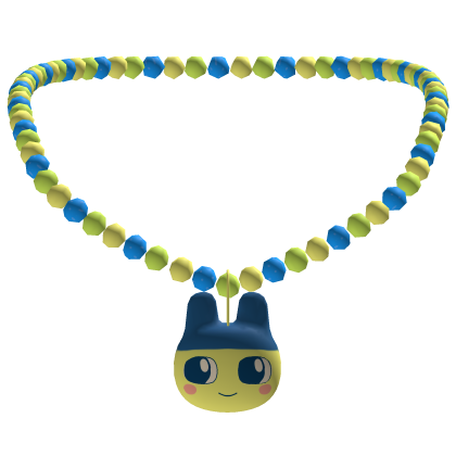 . ‿ ♡ Mametchi candy beaded necklace 🍭 Roblox item