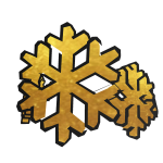 Golden Snow Crown