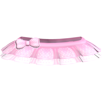 ♡ スカート ꒰ cute polka dot kawaii skirt w bow pink