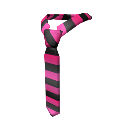 Pink & Black Striped Tie (3.0)
