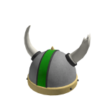 Emerald Broken Viking Helm